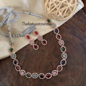 Rose gold multicolour set