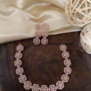 Floral rose gold