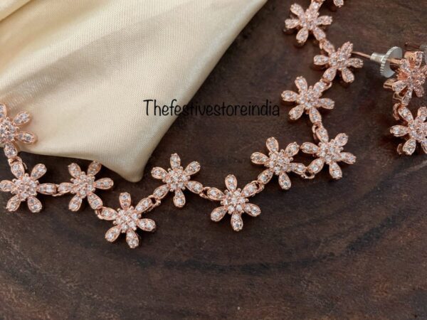 Rose gold florals