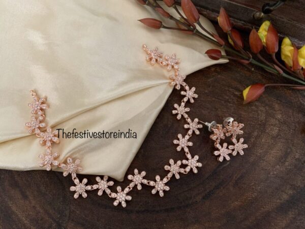Rose gold florals