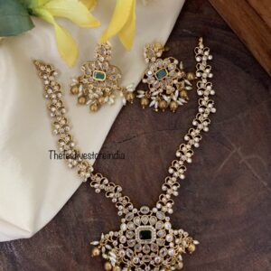 AD Rice pearls necklace set