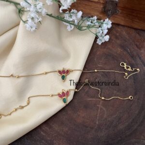Lotus Anklets