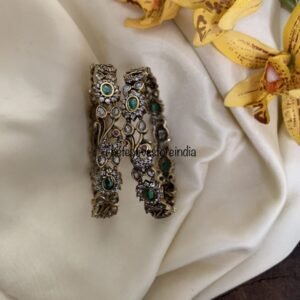 Victorian Navilu floral bangles