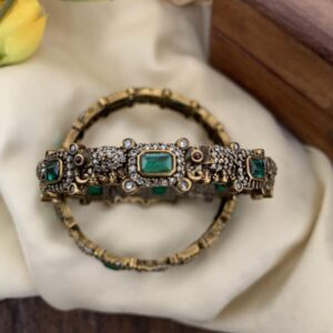 Victorian elephant motif bangles