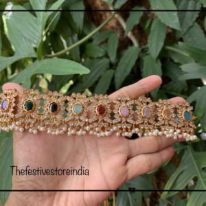 AD Navarathna Choker set