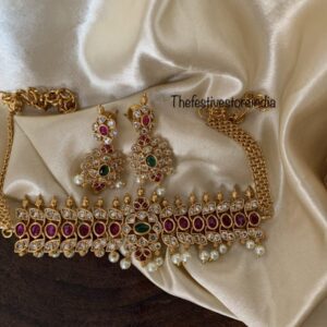 Mini stone choker set