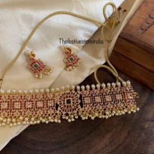 Classic kemp gold finish choker set