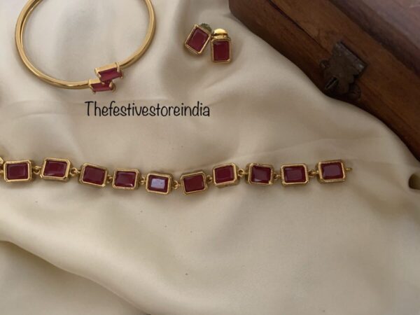Kemp blocks necklace/choker set