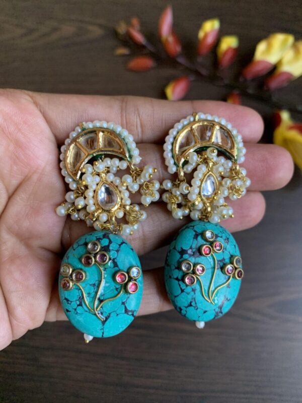 Aqua Earrings