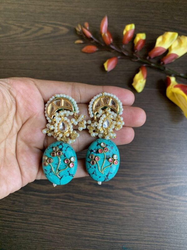 Aqua Earrings