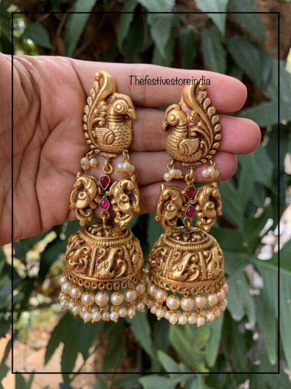 Navilu jadau geru polish Jhumkas