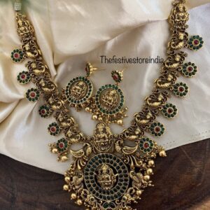 Antique polish bottu Lakshmi mid length set