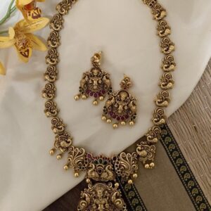 Antique Lakshmi haaram set