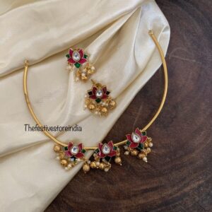Enamel painted Lotus hasli set