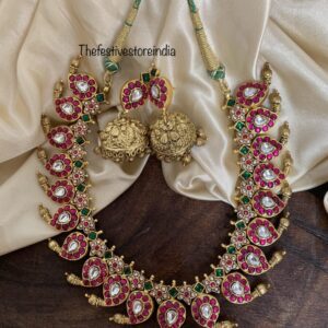 Mid Length mango haaaram set