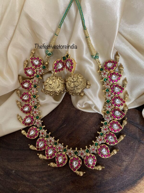Mid Length mango haaaram set