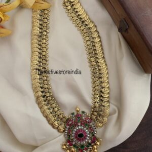 Antique finish Jadau Gandaberunda haram