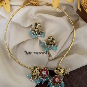 Jadau mint drops hasli set