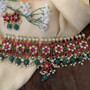 Jadau kundan choker set