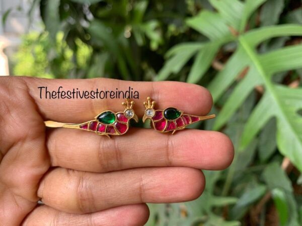 Mini Jadau parrot choker set