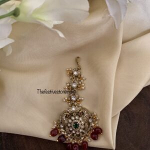 Victorian maroon drops tikka