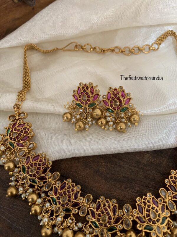 Lotus gold drops set