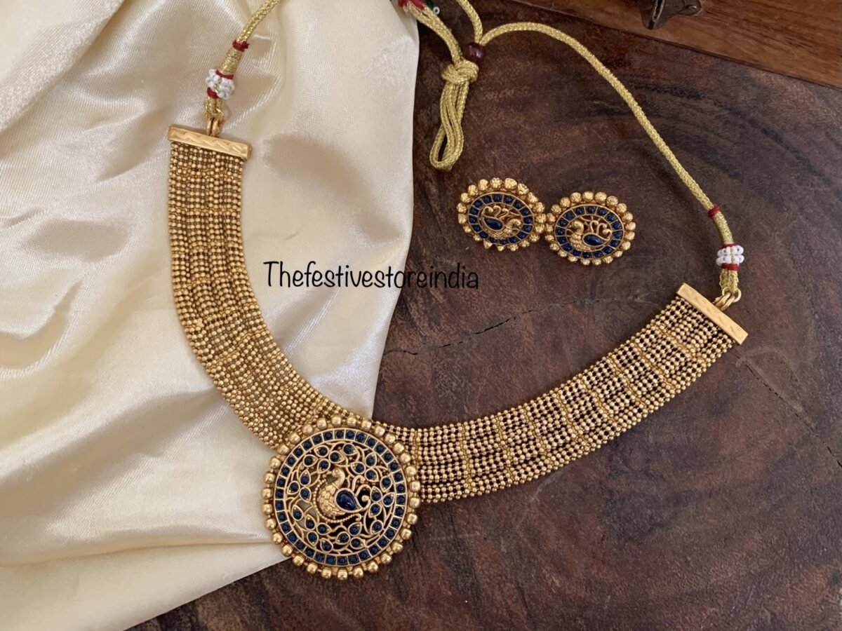 Close knit Raagata set - Blue