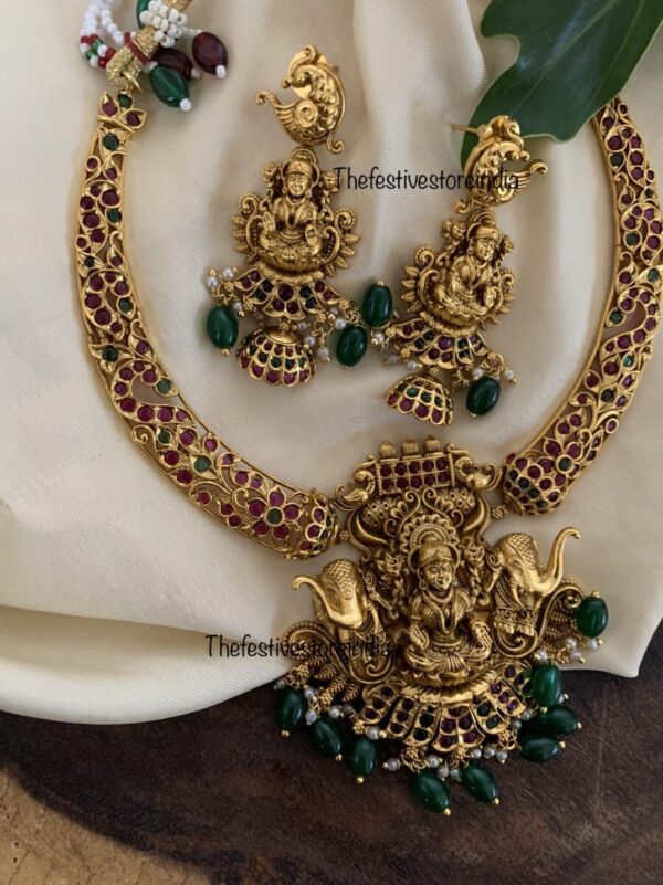 3D Lakshmi Ambaari Kanti set