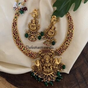 3D Lakshmi Ambaari Kanti set