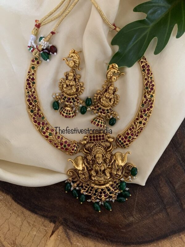 3D Lakshmi Ambaari Kanti set
