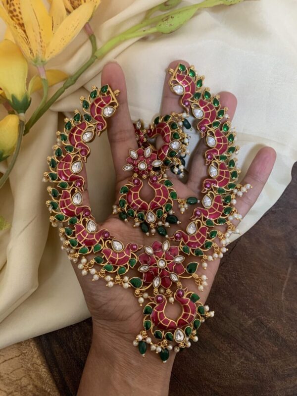 V2 of Enamel painted / Meenakari Navilu set