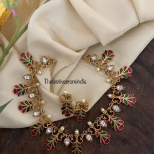 Floral kundan set