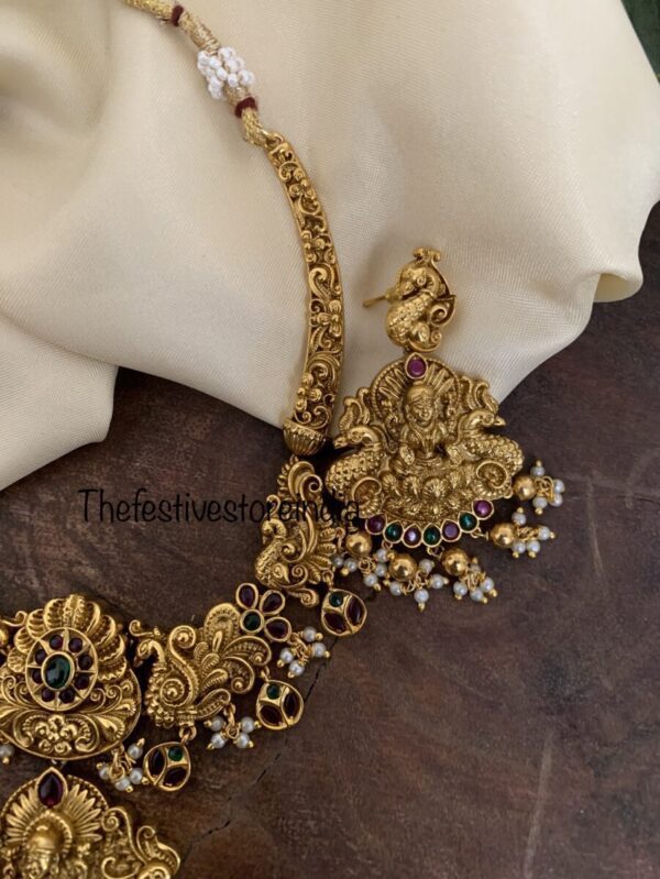 All gold Lakshmi set