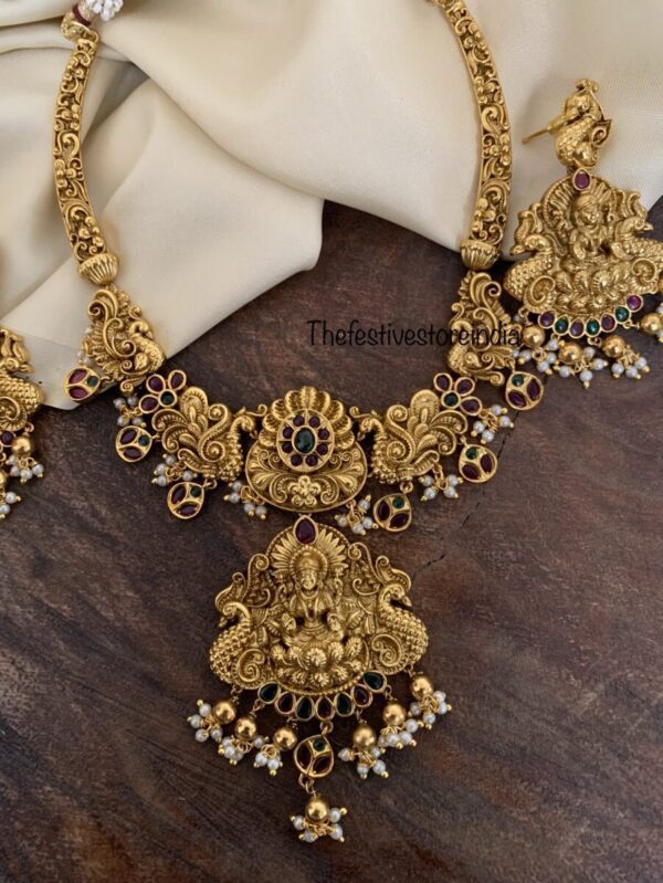All gold Lakshmi set