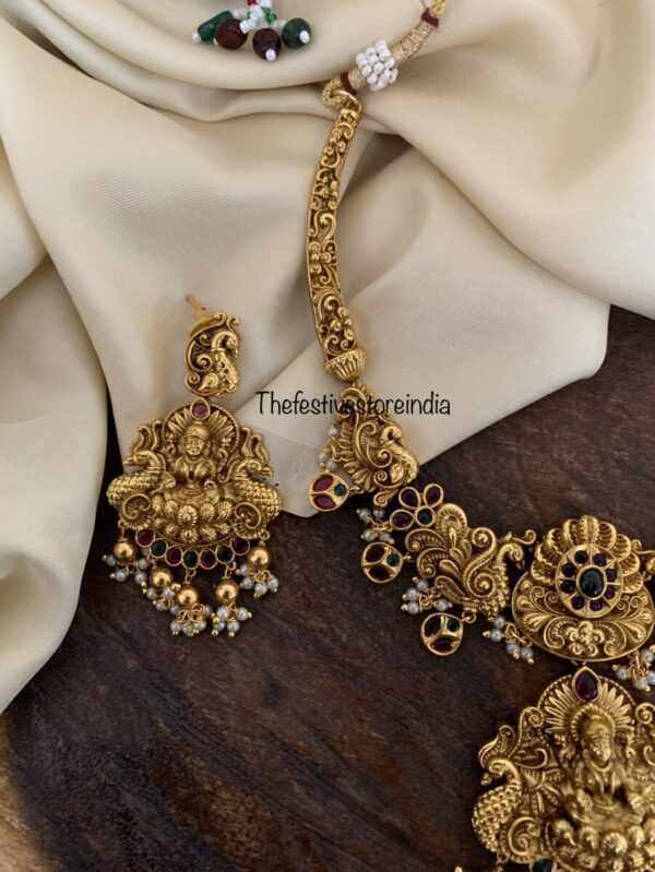 All gold Lakshmi set