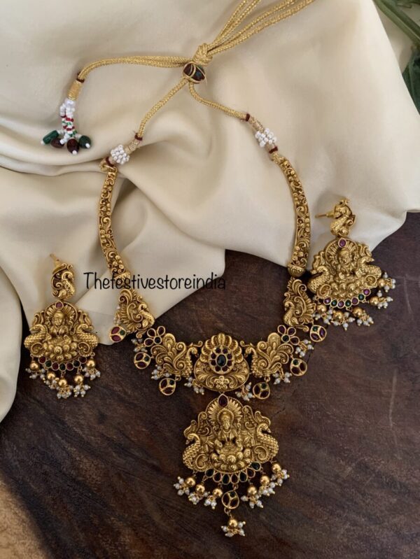 All gold Lakshmi set