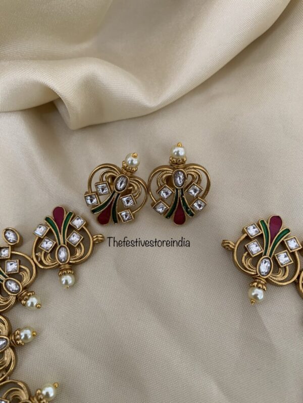 Enamel floral set