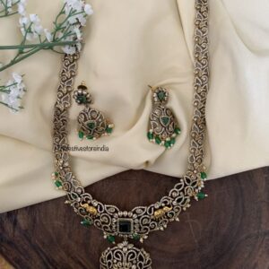 Green drops Victorian haaram set