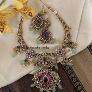 Victorian mint kanti set