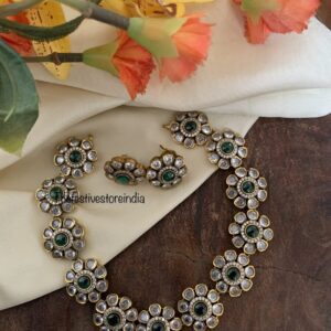 Floral victorian green set