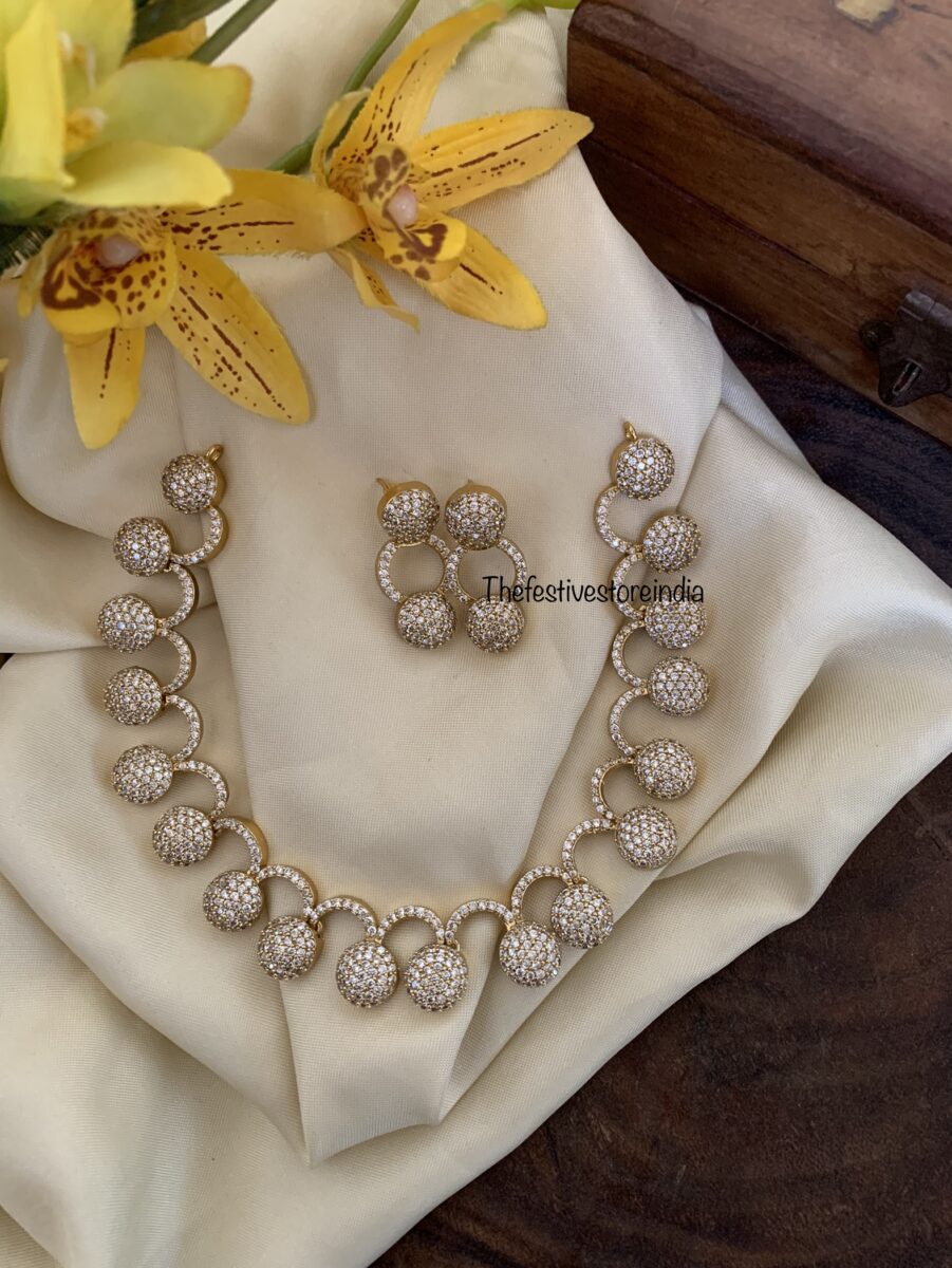 Bottu AD necklace set