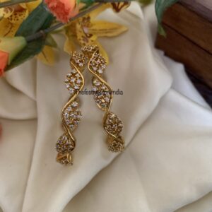 Diamonds look alike set of 2 bangles