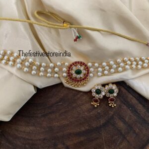 Star pearls choker set