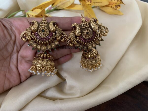 Kemp lakshmi navilu jhumkas