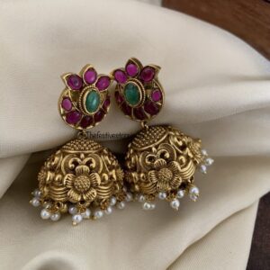 Kemp and Green jhumkas