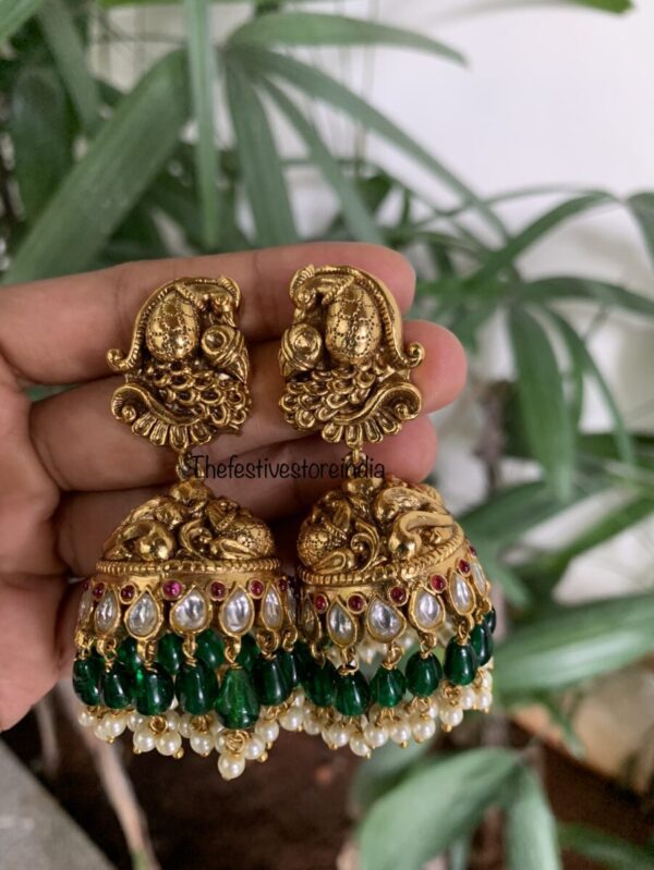 Premium Navilu screwback jhumkas