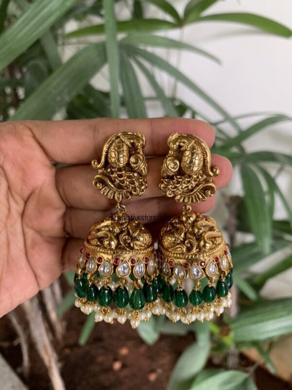 Premium Navilu screwback jhumkas