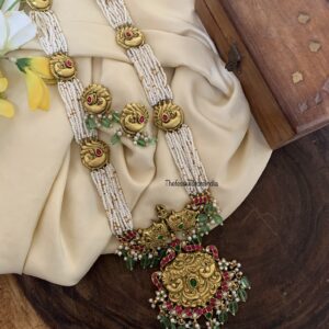 Mint drops 28 inches jadau made to order haaram set