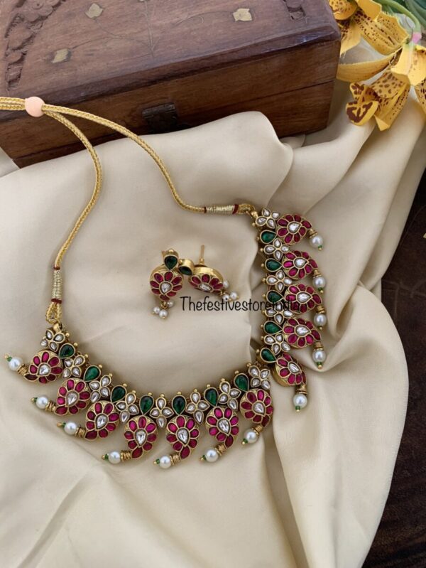 Jadau Mango Maanga necklace/choker set