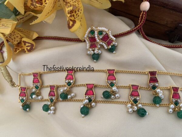 Jadau 3 layer choker set